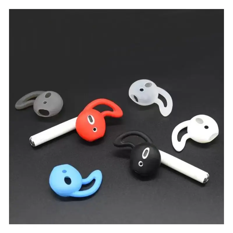 2Pcs/Pair Ear Pads For Airpods 2 Wireless Bluetooth For Iphone Earphones Cushions Silicone Ear Caps Case Earpads Eartips