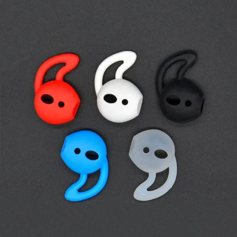 2Pcs/Pair Ear Pads For Airpods 2 Wireless Bluetooth For Iphone Earphones Cushions Silicone Ear Caps Case Earpads Eartips