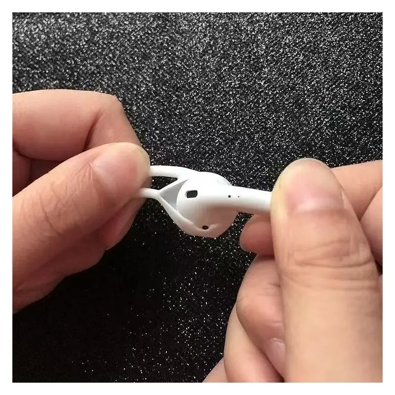 2Pcs/Pair Ear Pads For Airpods 2 Wireless Bluetooth For Iphone Earphones Cushions Silicone Ear Caps Case Earpads Eartips