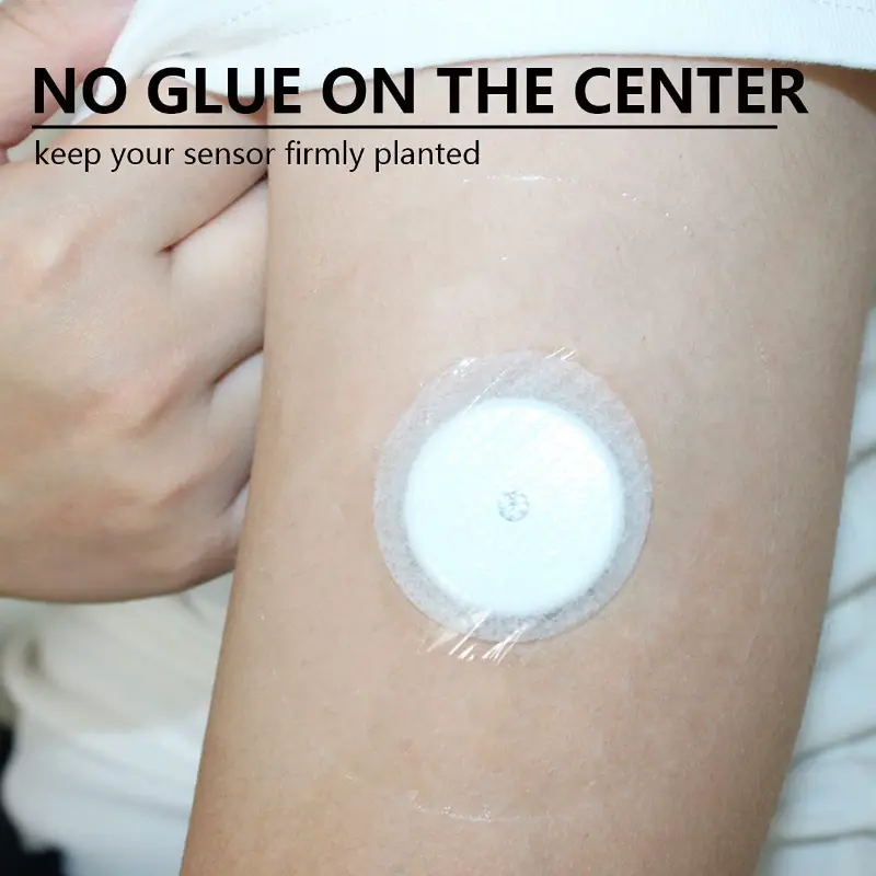 Freestyle Libre2 Sensor Patches 50pcs Waterproof Libre Sensor Covers-Transparent  CGM Overpatch-Tape 1pcs holder free