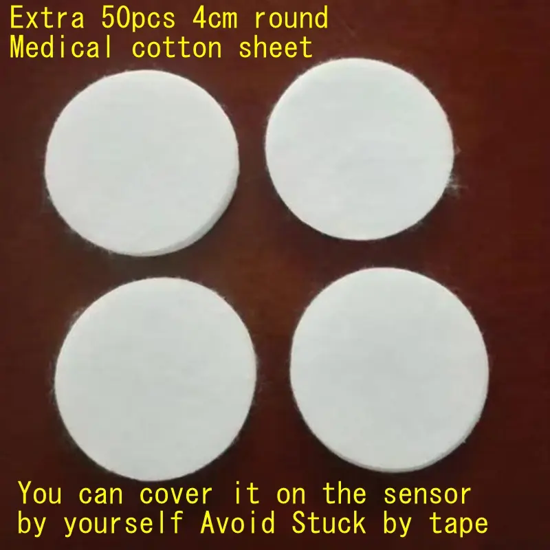 Freestyle Libre2 Sensor Patches 50pcs Waterproof Libre Sensor Covers-Transparent  CGM Overpatch-Tape 1pcs holder free