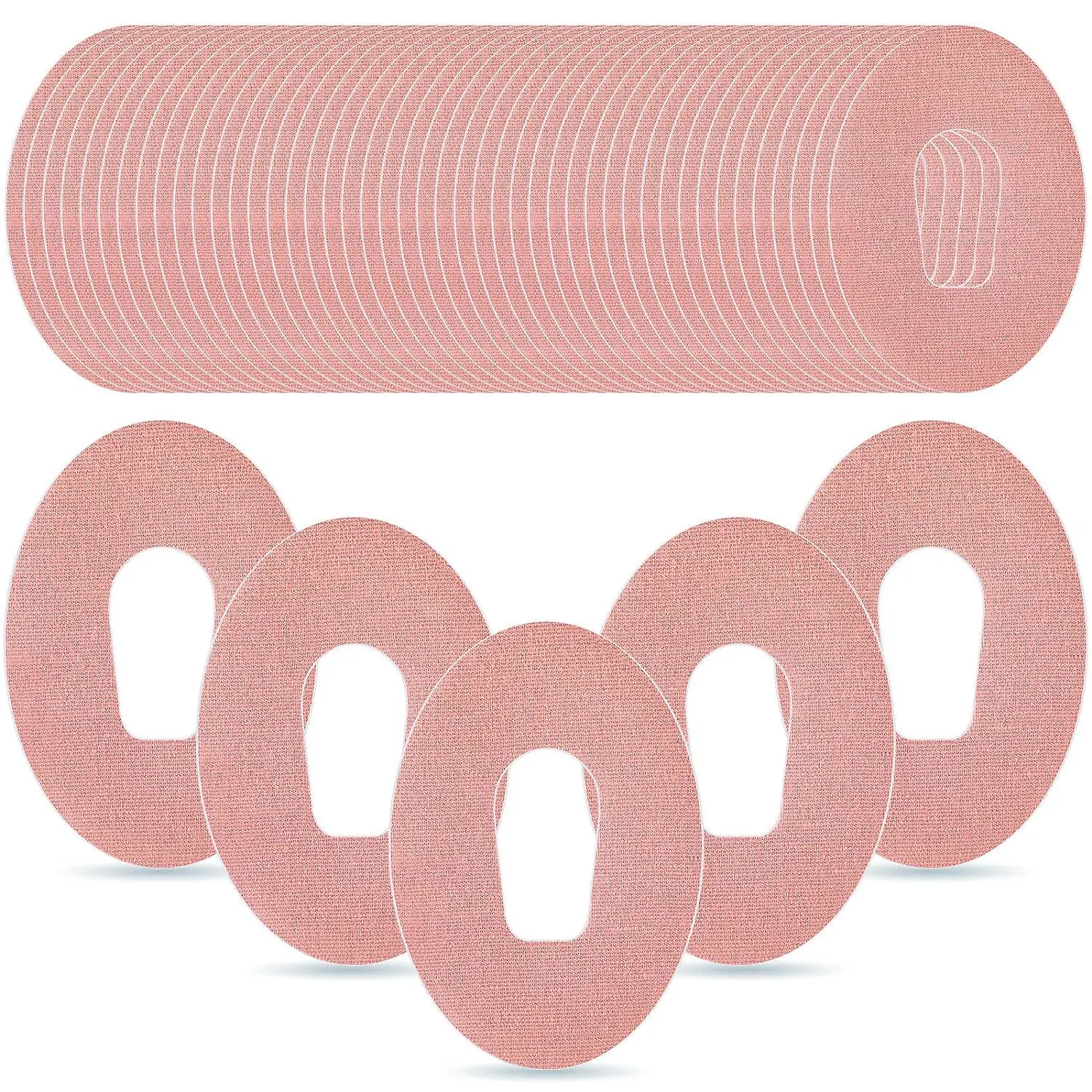 Skin Grip Adhesive Patch Compatible with Dexcom G6 Adhesive Patches Waterproof,Sweatproof with Cutout,CGM Sensor Cover–25 Pack,