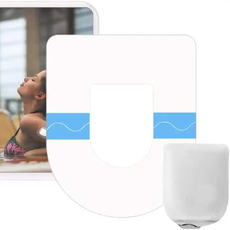 50Pack Omnipod 5 Adhesive Patches Waterproof&Sweatproof Long Last for10Days,Omnipod Dash Pods Patches Clear Pre-Cut Overlay Tape