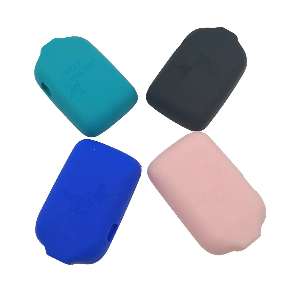 Premium Silicone Case for Freestyle Libre/Freestyle Libre 2,Silicone Case cover w Tempered Screen Protector film