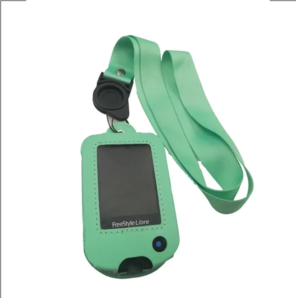 PU Leather Protective Case for Freestyle Libre 1 / 2 Libre Reader, Lightweight Shockproof Diabetic Storage Carrying Case