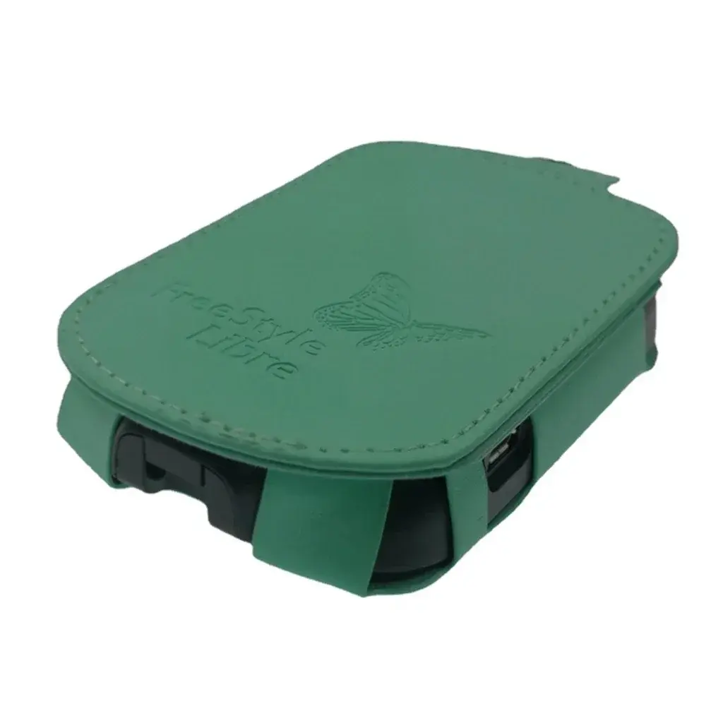 PU Leather Protective Case for Freestyle Libre 1 / 2 Libre Reader, Lightweight Shockproof Diabetic Storage Carrying Case