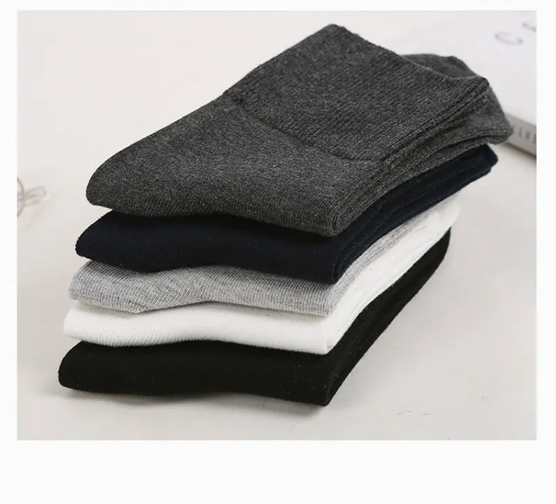 Mens Non Elastic Socks 100 Cotton Honeycomb Loose Soft Top Diabetic Cotton  Stripe  Coton  Gifts for Men  6-11