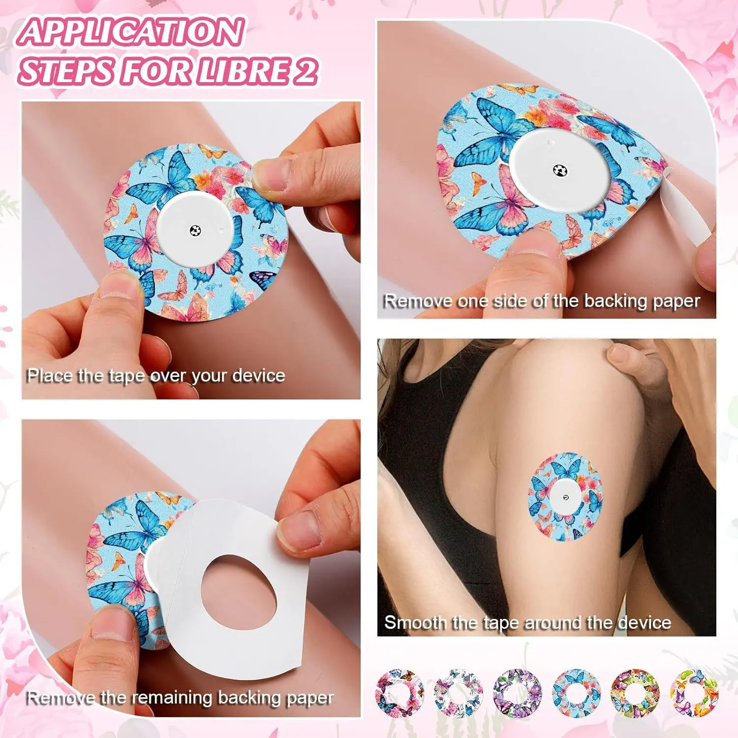Libre2/3 Blood Glucose Meter Sensor Fixed Sticker CGM Cover Anti-sweating Continuous Blood Glucose Monitoring Protective Patch