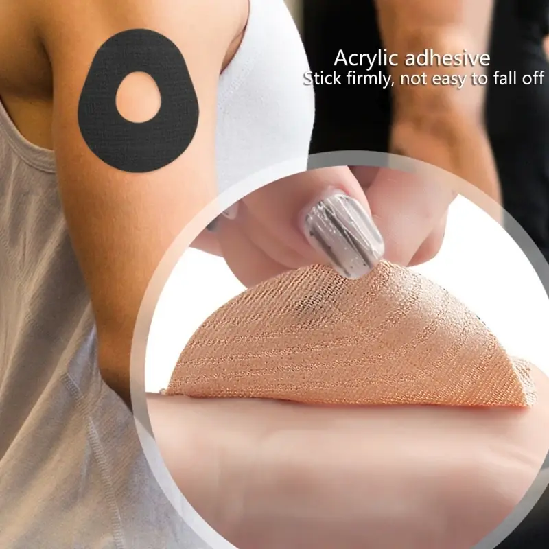 25/50Pack Dexcom G7 Adhesive Patches Waterproof G7 Overpatches Sensor Covers with Hole, Transparent CGM Protection Tape