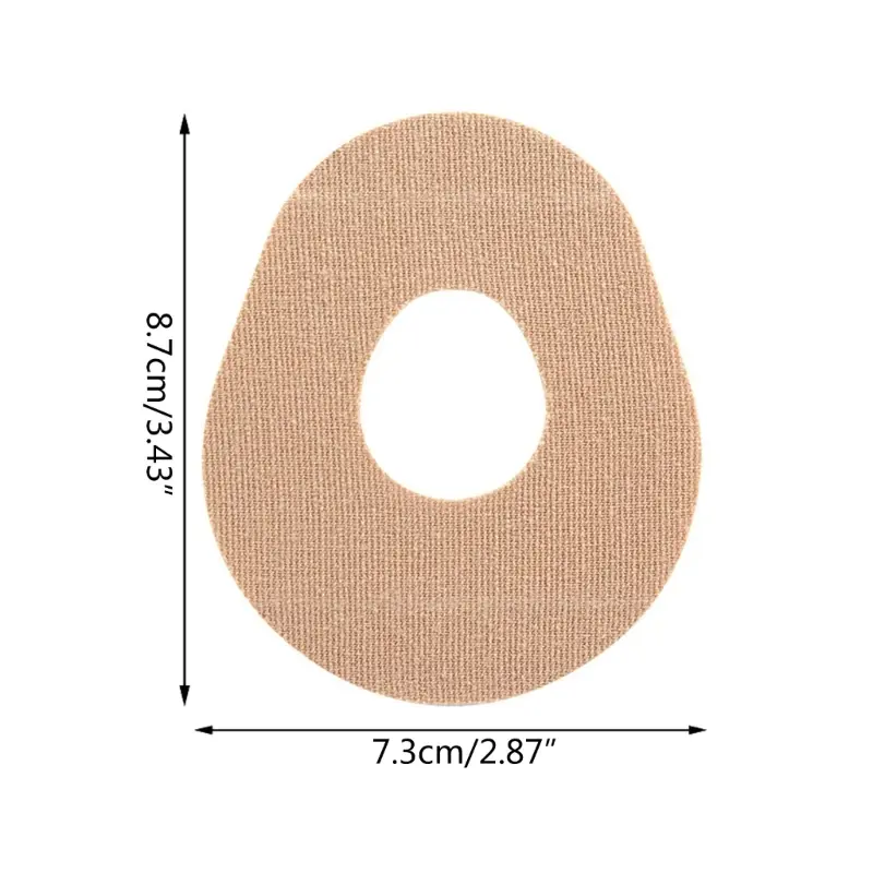 25/50Pack Dexcom G7 Adhesive Patches Waterproof G7 Overpatches Sensor Covers with Hole, Transparent CGM Protection Tape