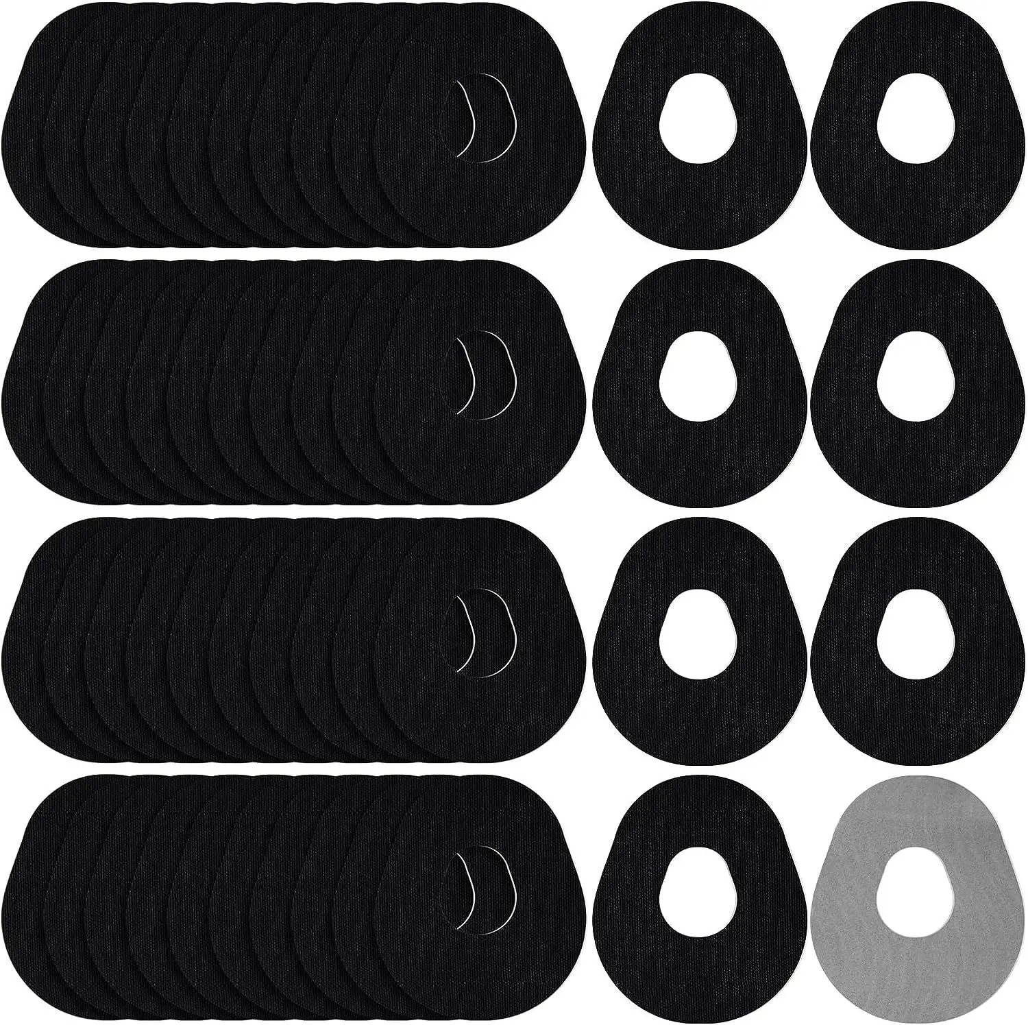20Pack Adhesive Patches for G7,Stelo CGM Overpatches Waterproof&Sweatproof,Hypoallergenic&Latex-Free,Non-Glue Central,Multicolor