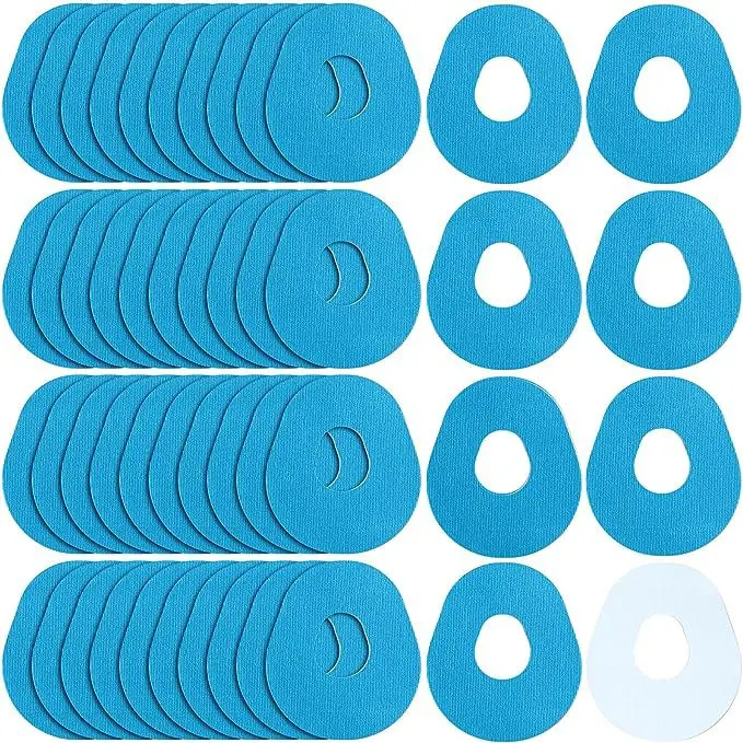 20Pack Adhesive Patches for G7,Stelo CGM Overpatches Waterproof&Sweatproof,Hypoallergenic&Latex-Free,Non-Glue Central,Multicolor