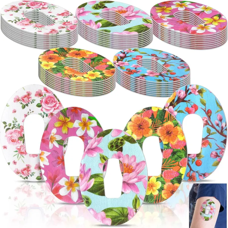 Non-woven Freestyle Adhesive Patches Good for Libre2 &G7&G6&Omnipod–Waterproof Adhesive Bandages–Long Fixation for Your Sensor