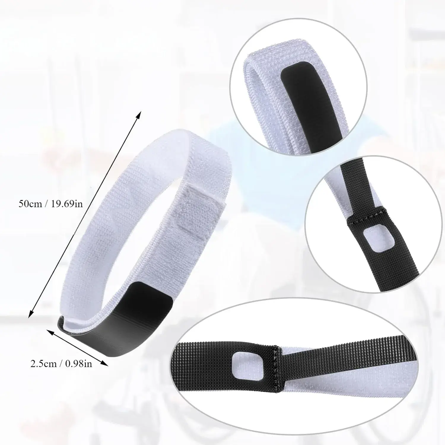 4Pcs Silicone Durable Urine Bag Leg Holder Fixation Band Catheter Fixator  Adjustable Comfortable External Fixation Fixator