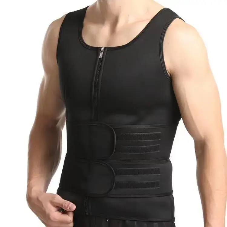 Men Waist Trainer Abdomen Reducer Belly Slimming Tops Body Shaper Sauna Vest Fitness Corset Weight Loss Trimmer Belt