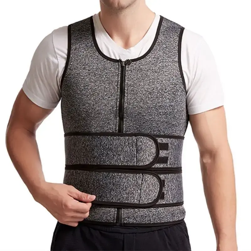 Men Waist Trainer Abdomen Reducer Belly Slimming Tops Body Shaper Sauna Vest Fitness Corset Weight Loss Trimmer Belt