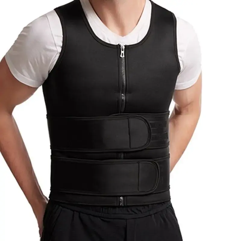 Men Waist Trainer Abdomen Reducer Belly Slimming Tops Body Shaper Sauna Vest Fitness Corset Weight Loss Trimmer Belt