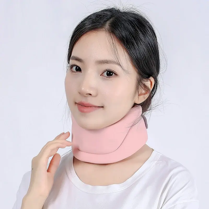 Soft Neck Support Cervical Brace Breathable Foam Cervical Collar for Relieve Cervical Pain Migraine Airplane Travel Nap Health