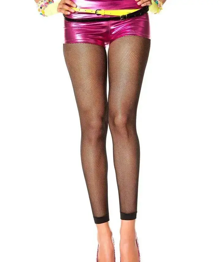 Womens High Waisted Footless Seamless Tights Black Fishnet Floral Delight Pantyhose Dance Hosiery Fish Net Stockings Mesh Hose