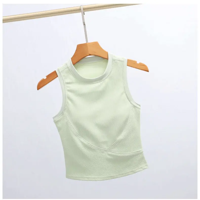 Summer Ice Silk Workout Tank Tops for Women Cool-Dry Sleeveless Loose Fit Yoga Running Gym Shirts for Women