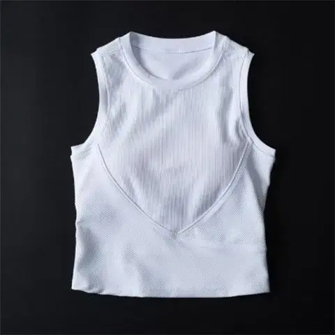 Summer Ice Silk Workout Tank Tops for Women Cool-Dry Sleeveless Loose Fit Yoga Running Gym Shirts for Women