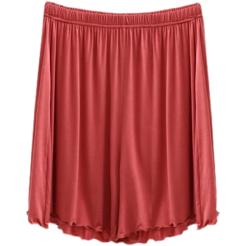 120kg Summer shorts sleep bottoms women pure color casual sleepwear pants women plus size short home pants for women