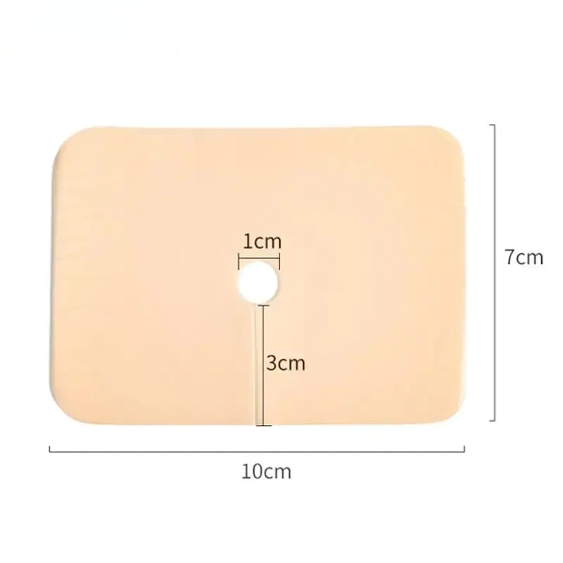3 Pcs Ultra-soft Fixation Tracheotomy Tube Medical Comfortable Tracheal  Ultra-soft Pad Gauze Fixation Strap
