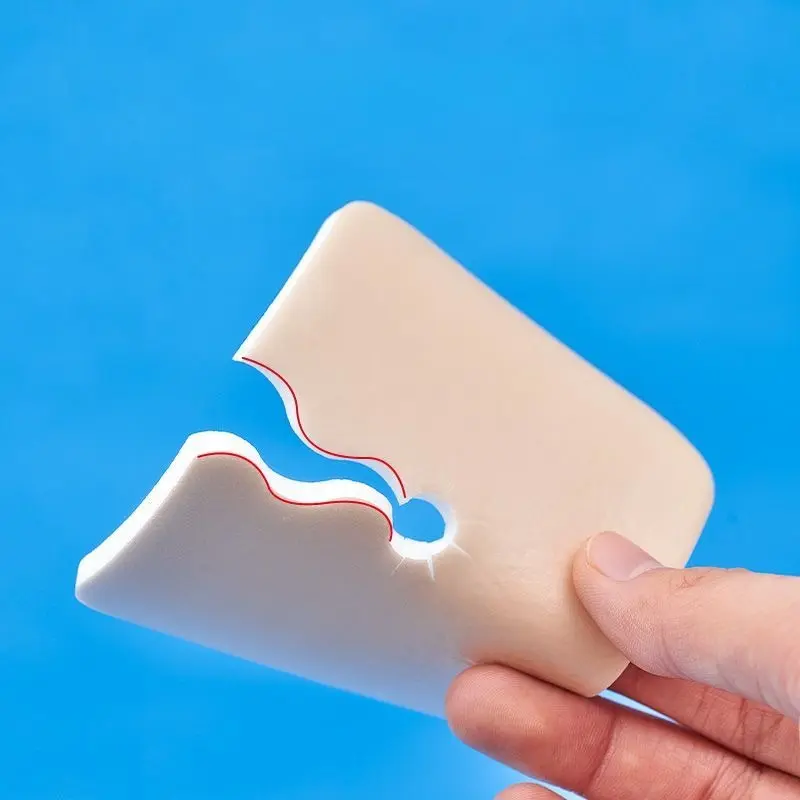 Foam Non-Adhesive Tracheostomy Dressing,7cmx10cm,Wound Care,High Absorption,Stoma Management,Drain Management