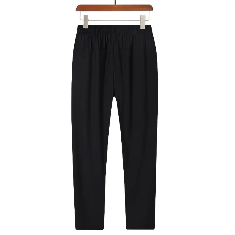 2PCS New Ice Silk Breathable Men's Sports Pants Quick Drying Sweat-absorbing Comfortable Cool High Quality Outdoor Pants for Men