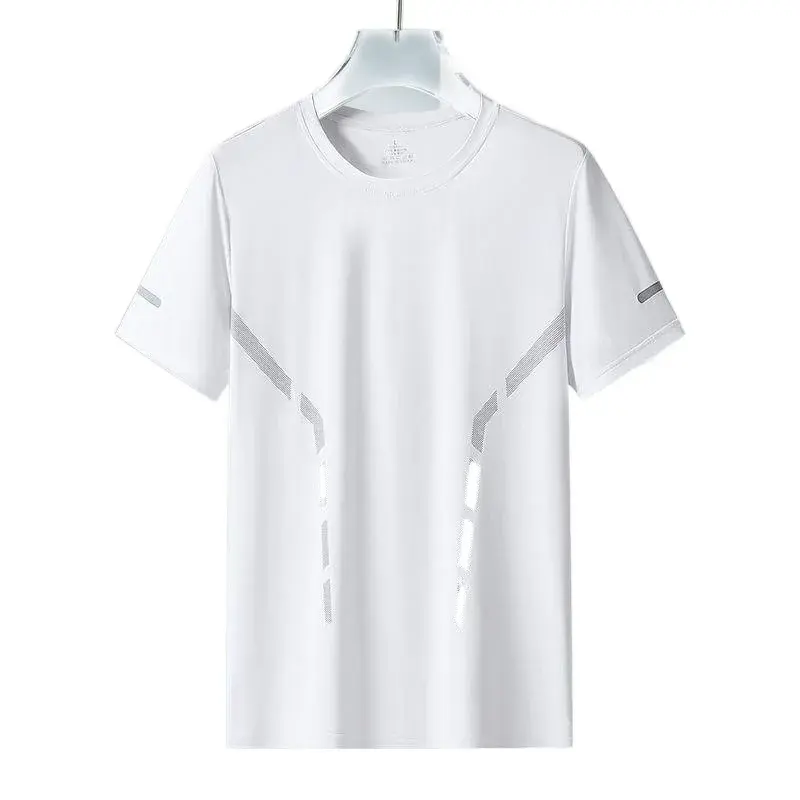 Men's Dry Fit Short Sleeve T-Shirt Crewneck Lightweight Tee Shirts for Men Workout Athletic Casual,Training Breathable Quick Dry