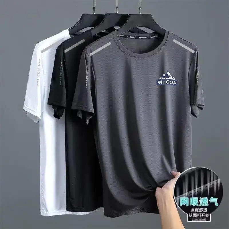 Men's Crew Sleeve T-Shirt,Light Weight Dry-Fit Moisture Wicking Active Athletic Performance, My Hero Academia,streetwear