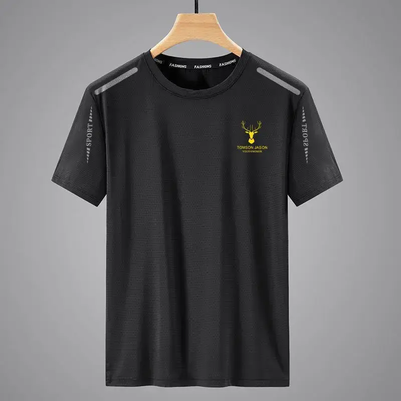 Men's Crew Sleeve T-Shirt,Light Weight Dry-Fit Moisture Wicking Active Athletic Performance, My Hero Academia,streetwear