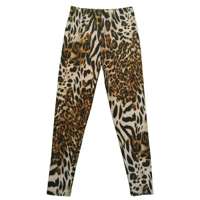 Spring and Fall Ladies Fashion Milk Silk Camouflage Printed Pants with Tight Leggings High Stretch Slim Nine-point Pants