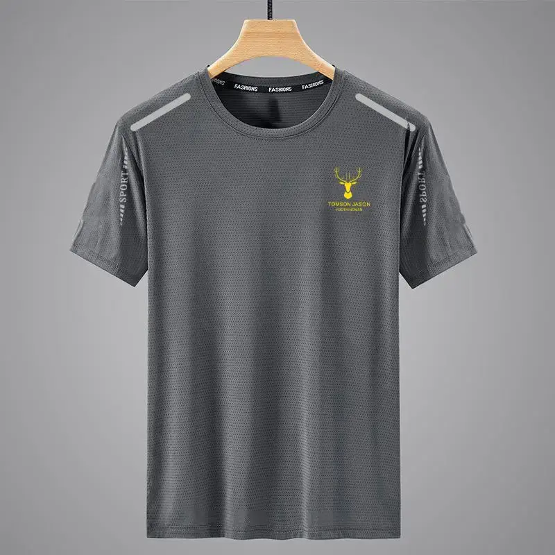Men's Crew Sleeve T-Shirt,Light Weight Dry-Fit Moisture Wicking Active Athletic Performance, My Hero Academia,streetwear