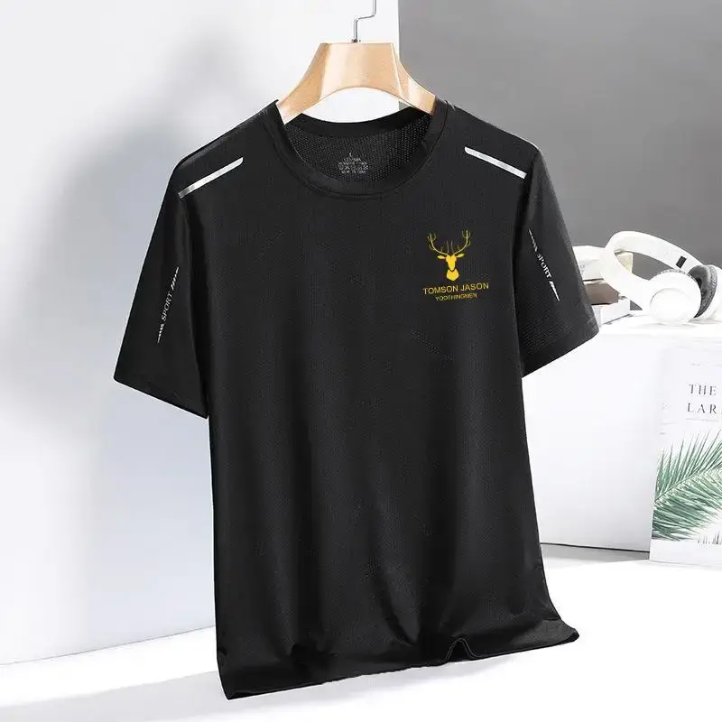 Men's Dry Fit T Shirts, Athletic Running Gym Workout Short Sleeve Tee Shirts for Men, Men Clothing  Oversized Graphic T Shirt