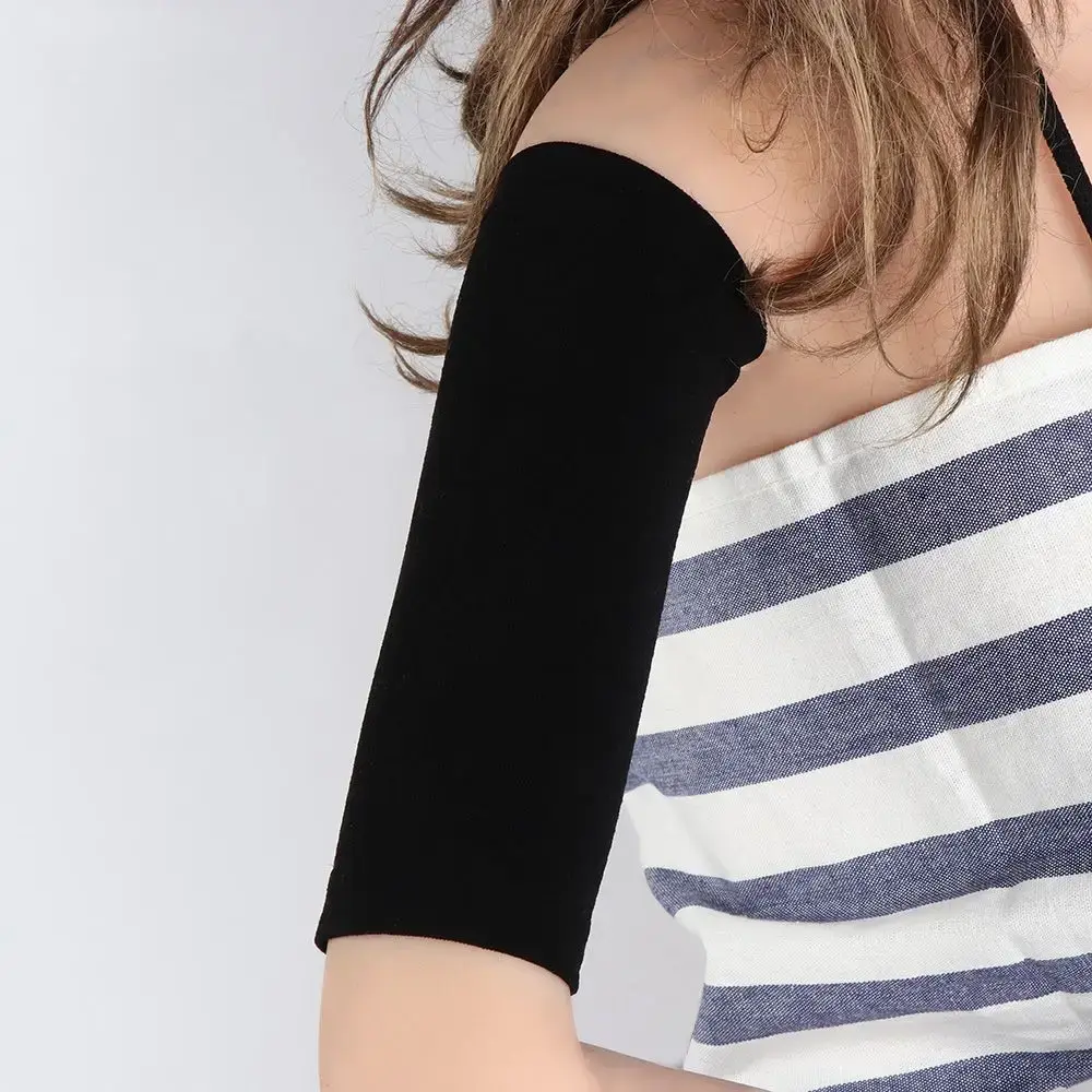 1Pair Arm Slimming Shaper Wrap, Arm Compression Sleeve Women Weight Loss Upper Arm Shaper Helps Tone Shape Upper Arms Sleeve