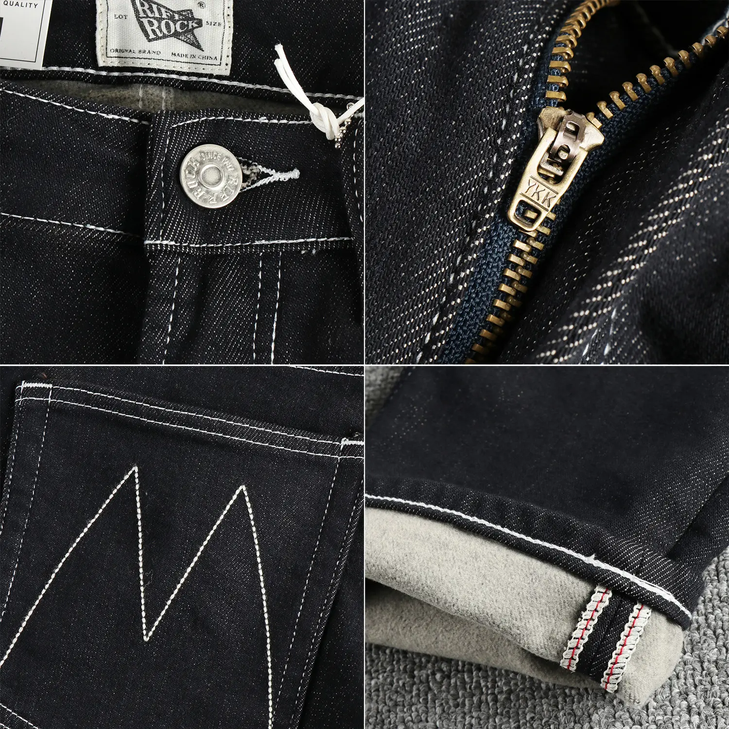 2025 Winter New American Retro Thick Velvet Denim Jeans Men's 70% Cotton Washed Old Comfortable Elastic Straight Casual Pants