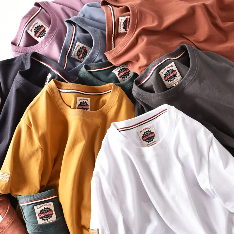 2025 New Arrival Short Sleeve European and American Men's T-shirt Plus Size High Quality Tops Tee for Promotion Wholesale T Sale