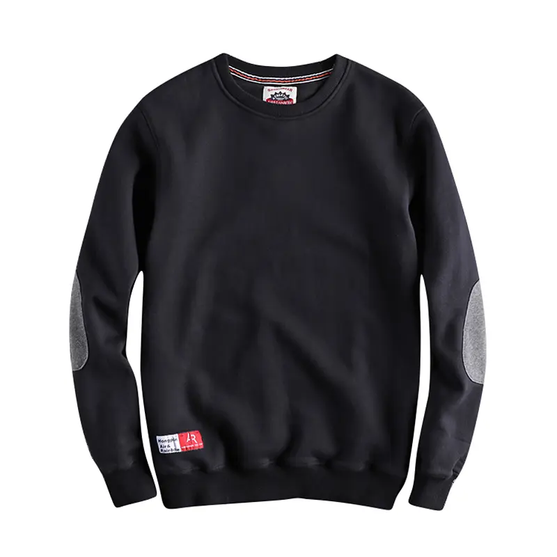 Autumn Winter New Japanese Retro Thickened Velvet Hoodies Men's Fashion Pure Cotton Washed Old Loose Pullover Casual Sportwear