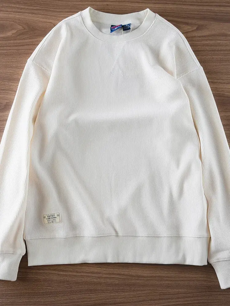 2024 Autumn New American Retro Long Sleeve O-neck Heavyweight Chenille Solid Color Sweatershirt Men's Casual Pullover Sportwear