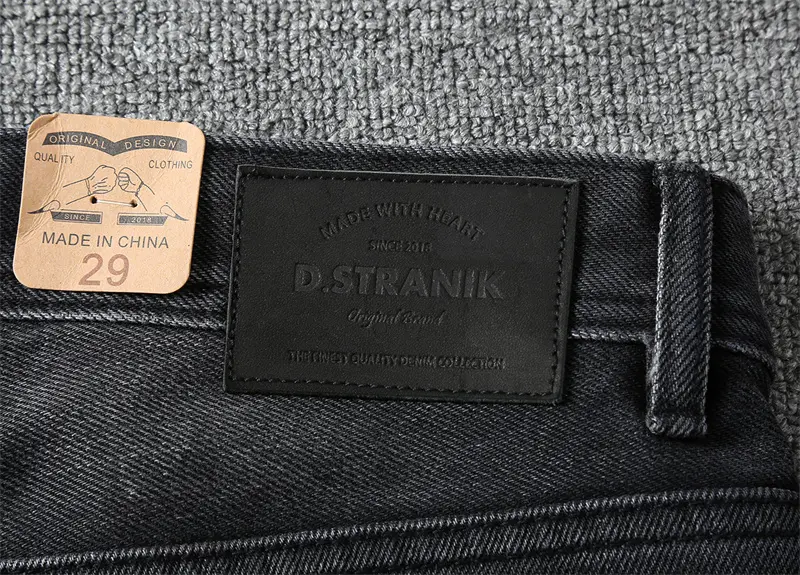 Autumn and Winter New American Retro Thick Black Denim Jeans Men's Fashion Heavyweight Washed Old Loose Casual Straight Pants