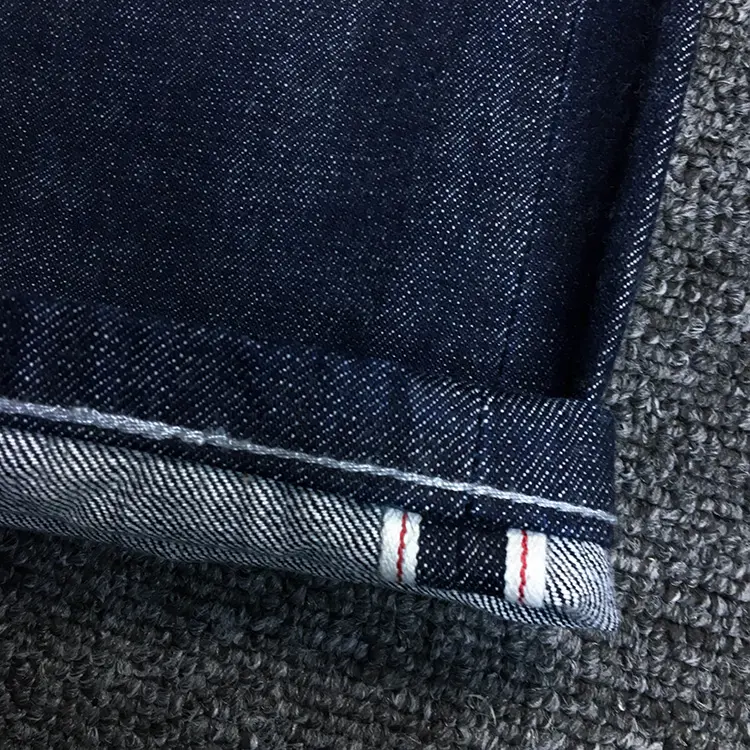 Autumn New American Retro 12.9OZ Primary Color Denim Jeans Men's Fashion 100% Cotton Washed Heavyweight Casual Tapered Pants