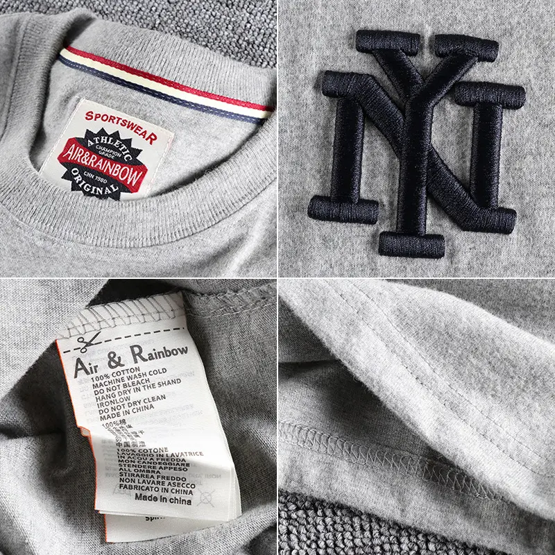 Summer American Retro Short Sleeve O-neck Letter Printed T-shirt Men's Fashion 100% Cotton Washed Old Casual Loose Tops