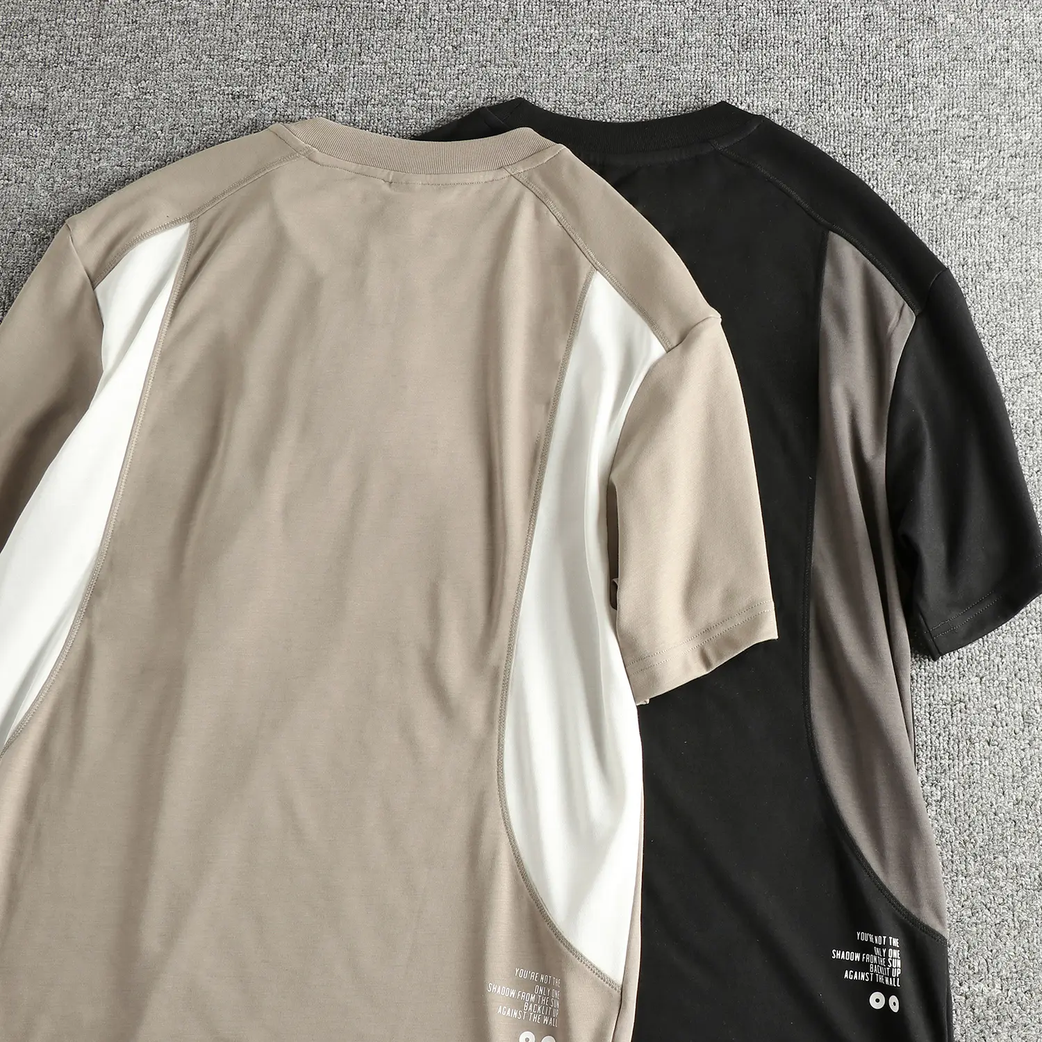 Summer New American Retro Short Sleeve O-neck Quick Drying Solid Color T-shirt Men's Functional Casual Loose Cool Feeling Tops