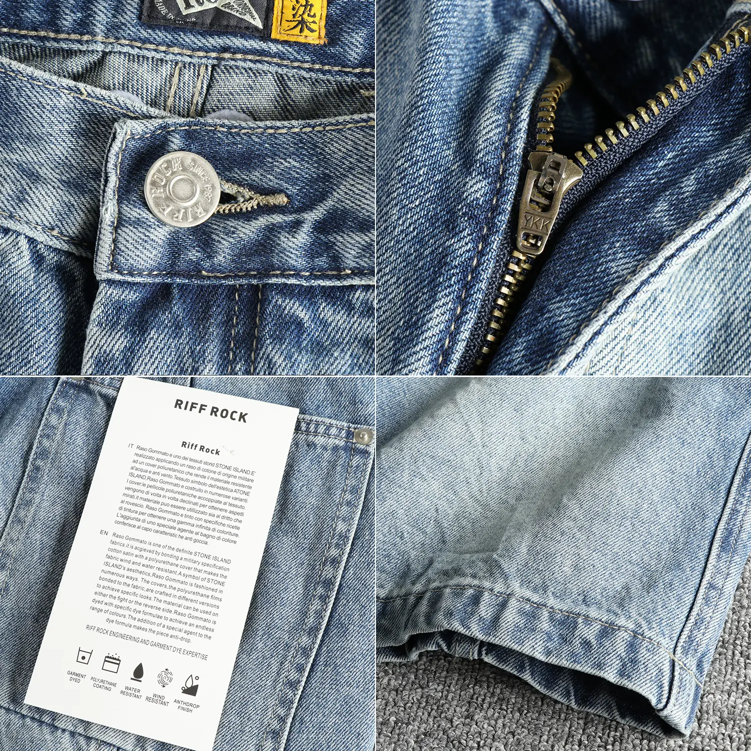 2025 Summer New American Retro Denim Cargo Shorts Men's Fashion 92.3% Cotton Washed Make Old Loose Straight Casual 5-point Pants