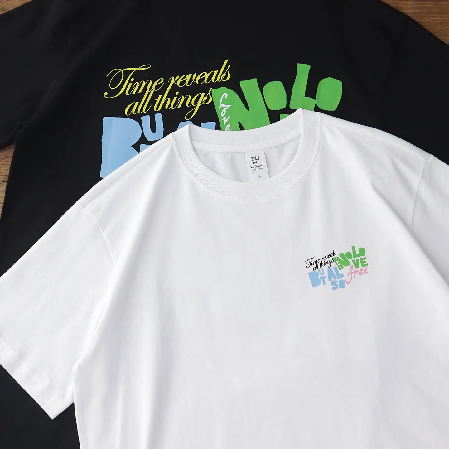 2025 Summer New Japanese Retro Short Sleeve O-neck Letter Printed T-shirt Men's Fashion 100% Cotton Washed Casual Loose Tops