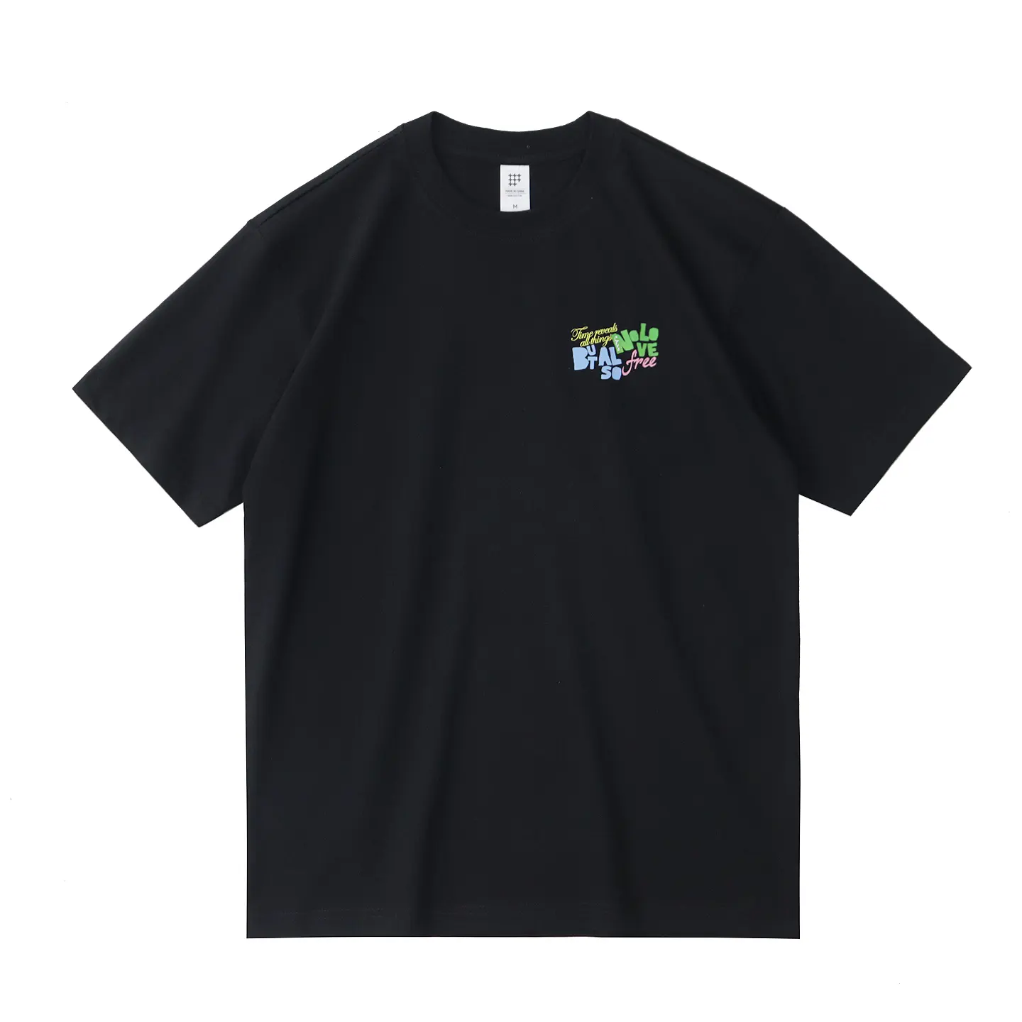 2025 Summer New Japanese Retro Short Sleeve O-neck Letter Printed T-shirt Men's Fashion 100% Cotton Washed Casual Loose Tops