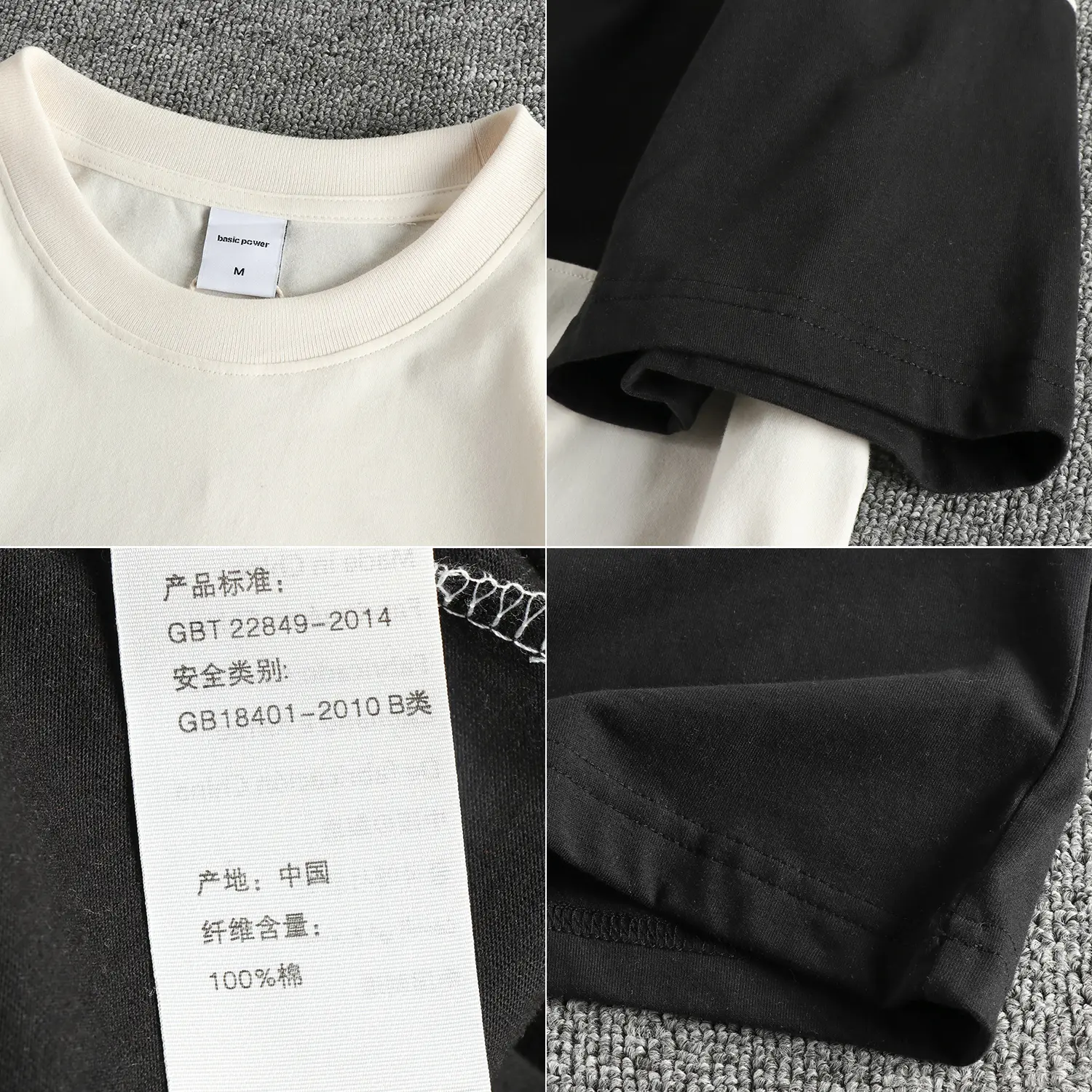 2025 Summer New American Retro Short Sleeve O-neck Wide Striped T-shirt Men's Simple 100% Cotton Washed Heavyweight Casual Tops