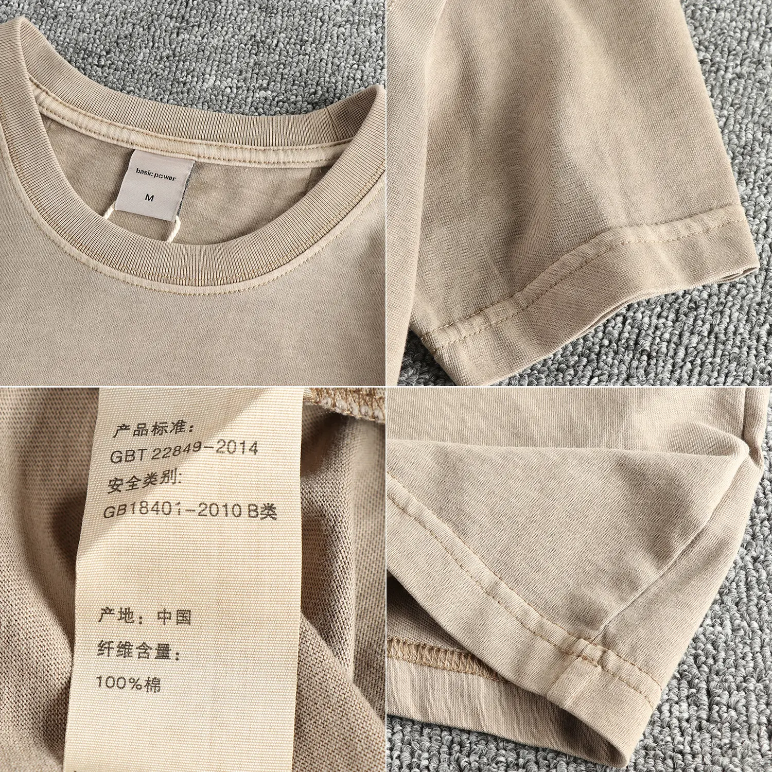 Summer New American Retro Short Sleeve O-neck Pitch Digit Printed T-shirt Men's Simple 100% Cotton Washed Old Casual Pocket Tops