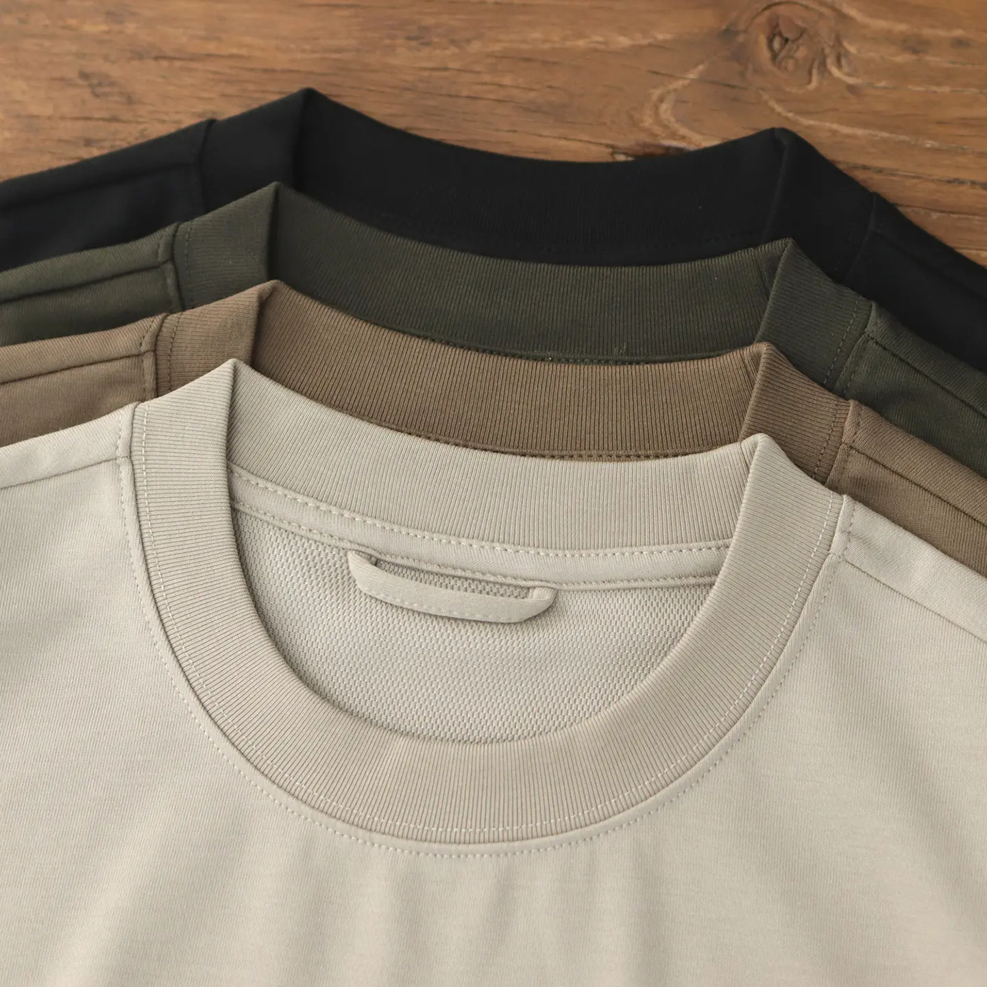 Summer Heavyweight Honeycomb Cool Quick-drying T-shirt Solid Color Sports Loose American Casual Short-sleeved O-neck Men's Tops